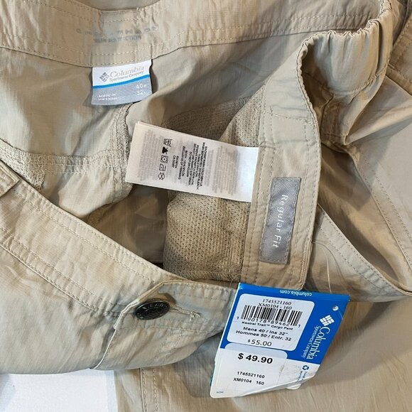 Columbia Men's Kestrel Trail Cargo Pants - Size 40 - NWT $55 - Picture 7 of 7
